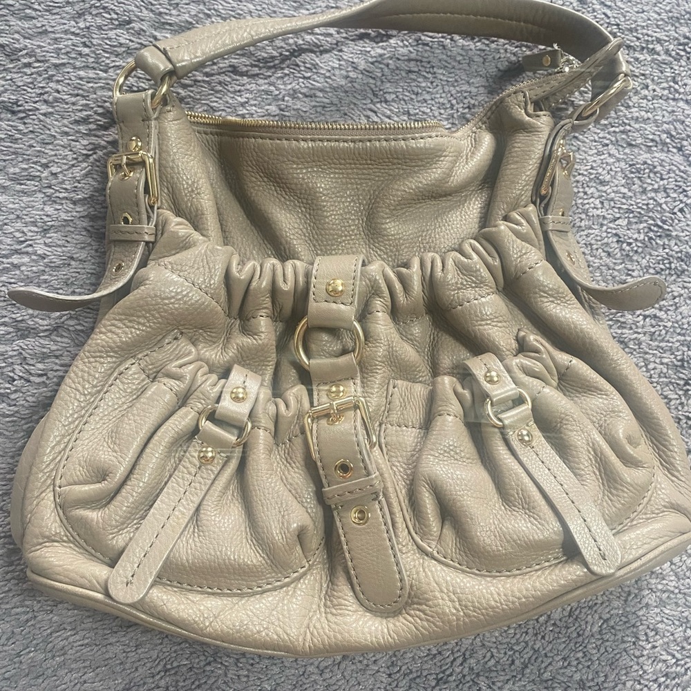 Mk Beige Shoulder Bag
